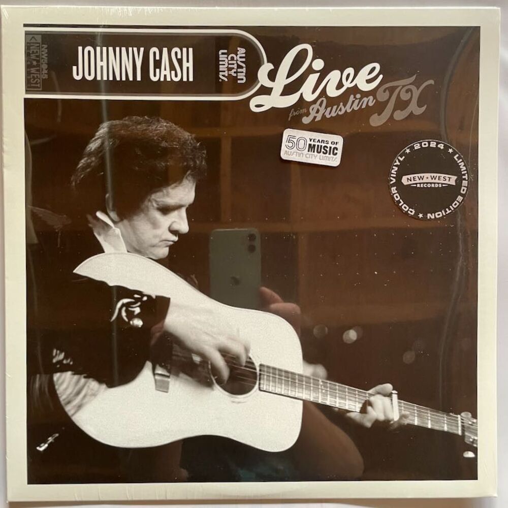 Johnny Cash Live From Austin, TX NEW Green & Black Marble Vinyl New West Records